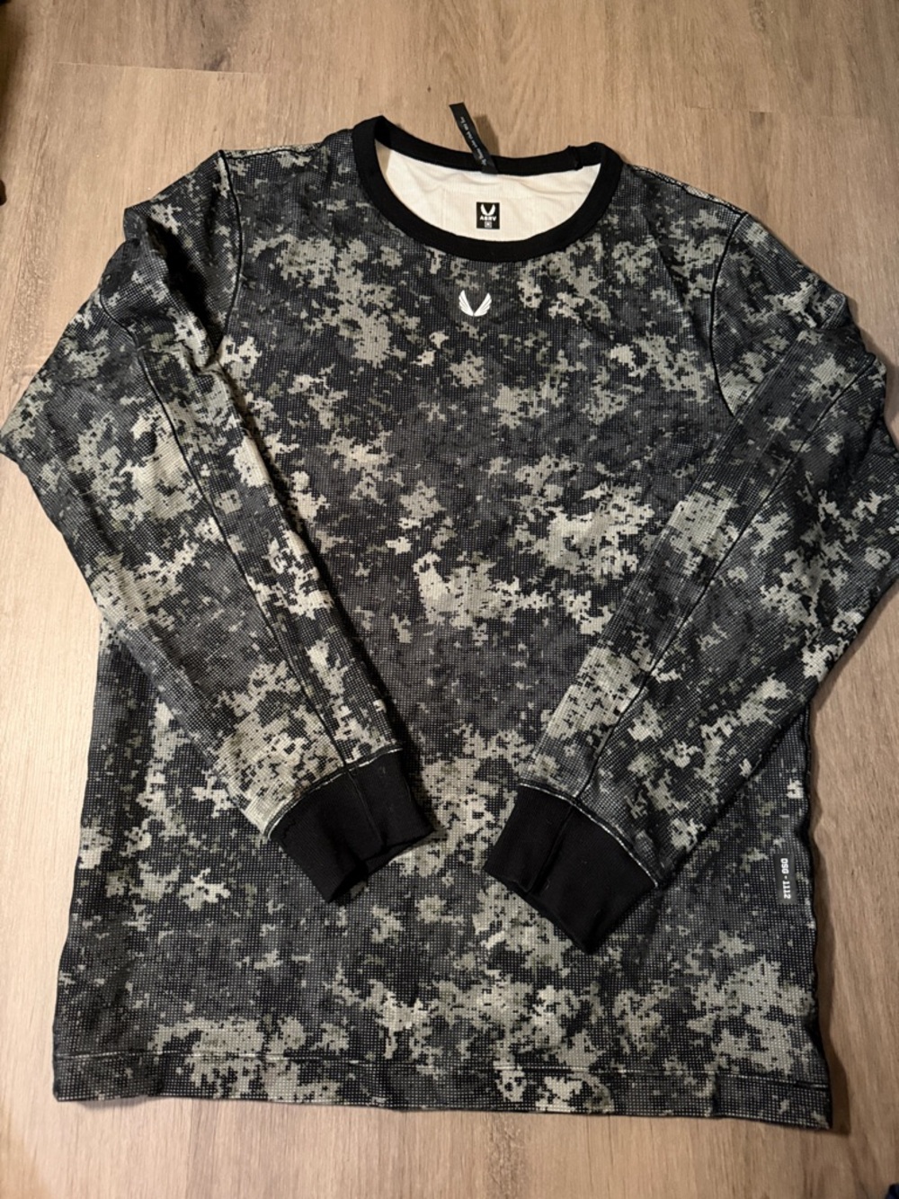 ASRV Black & Olive Digital Camo Thermal Shirt